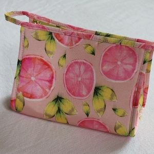 Grapefruit Print Makeup Bag